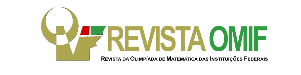 Logo Revista OMIF em verde e dourado